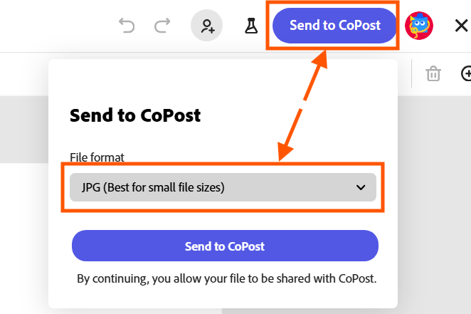 Send to CoPost