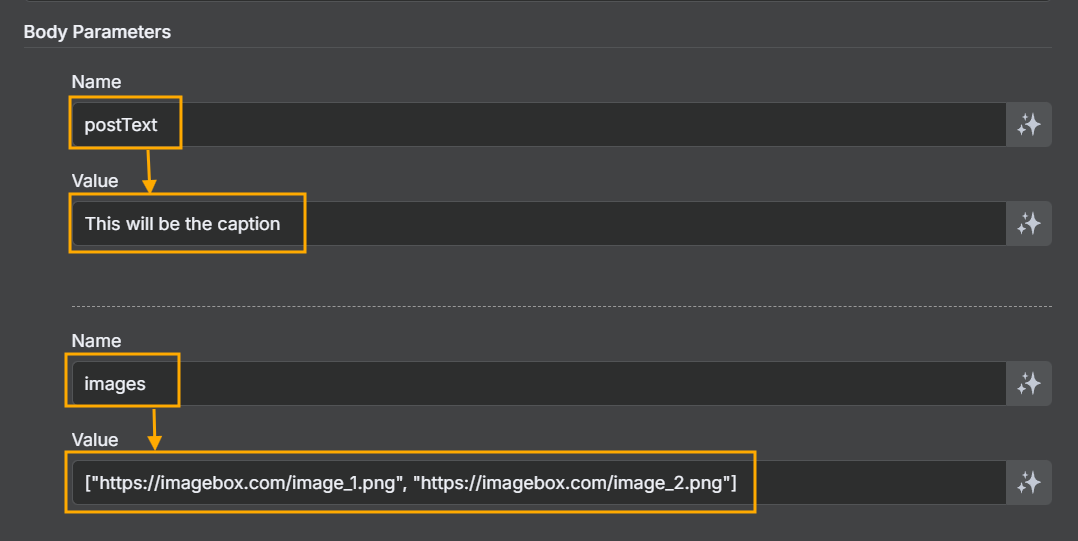 Go to the API Triggers area Go to the API Triggers area
