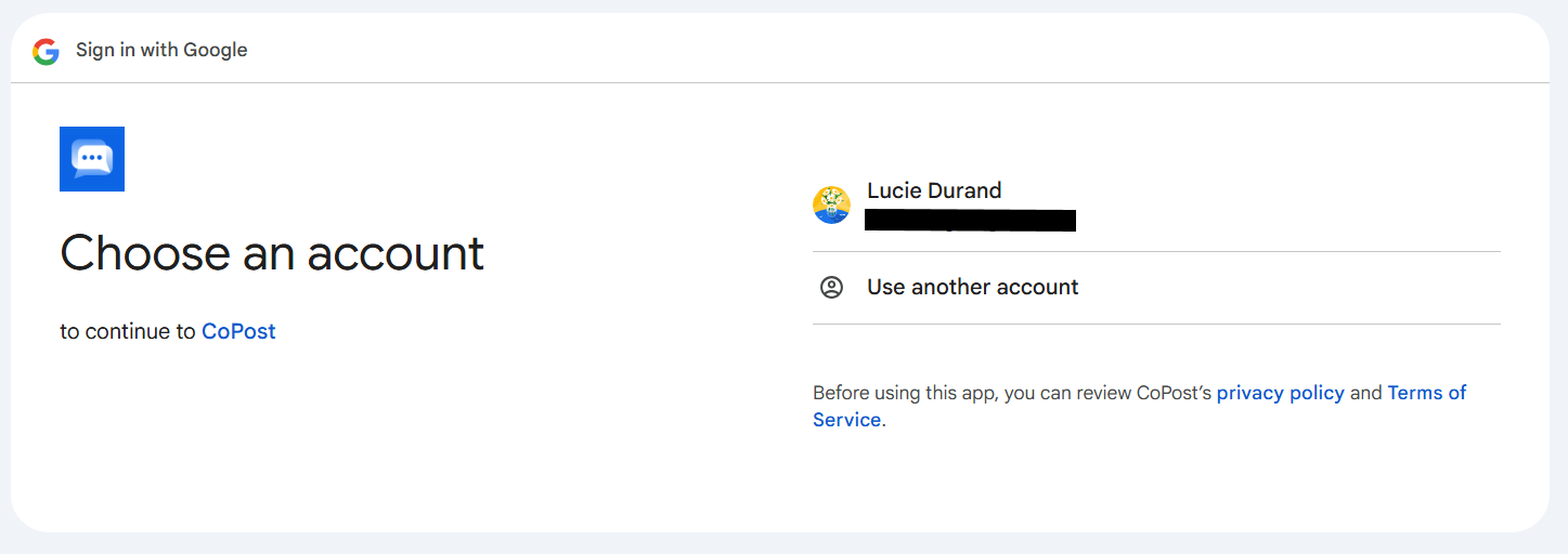 Select accounts