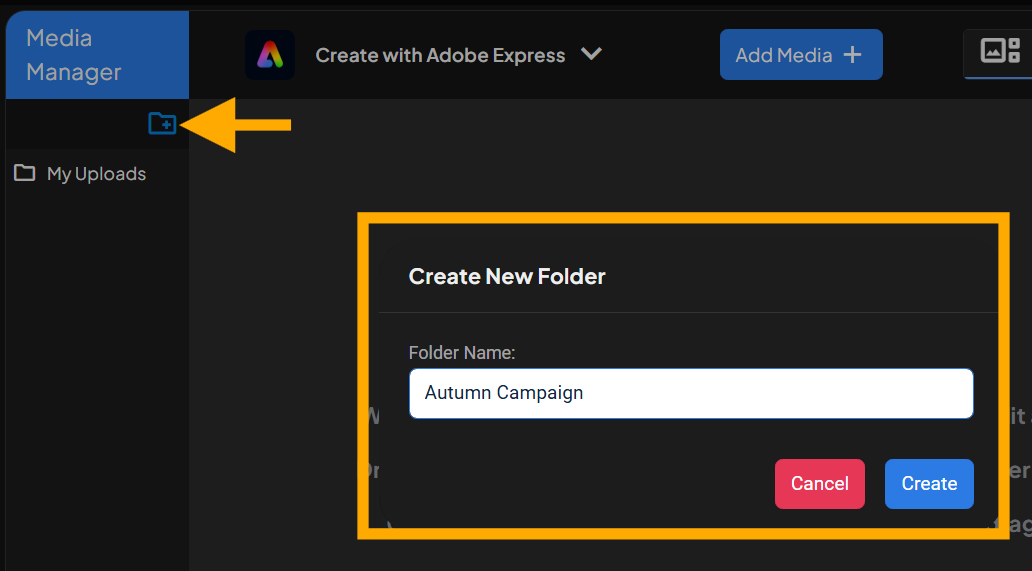 Create new folder