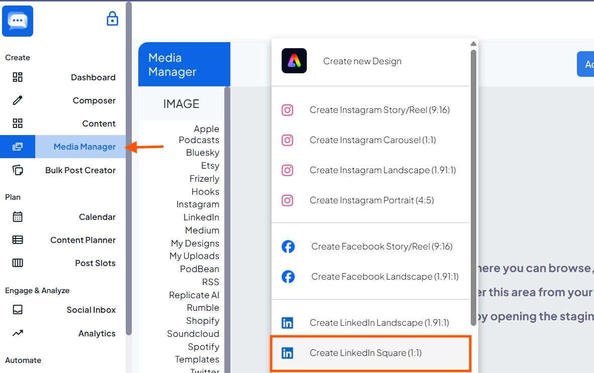 Media Manager Media Manager