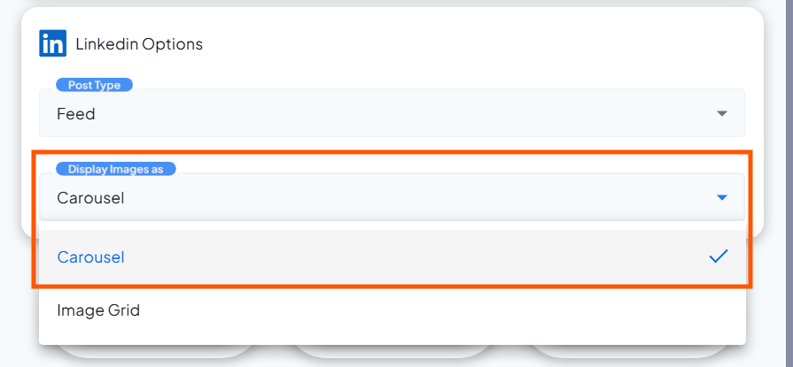 Choose Carousel as the Display Type Choose Carousel as the Display Type