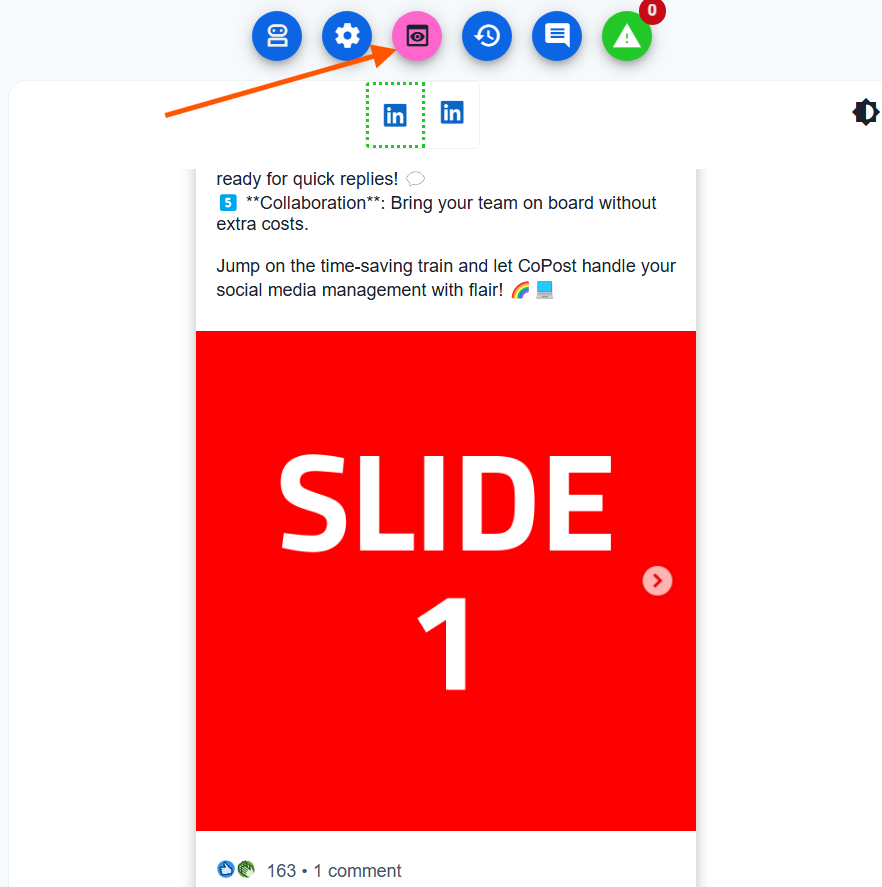 Preview your Post Preview your Post